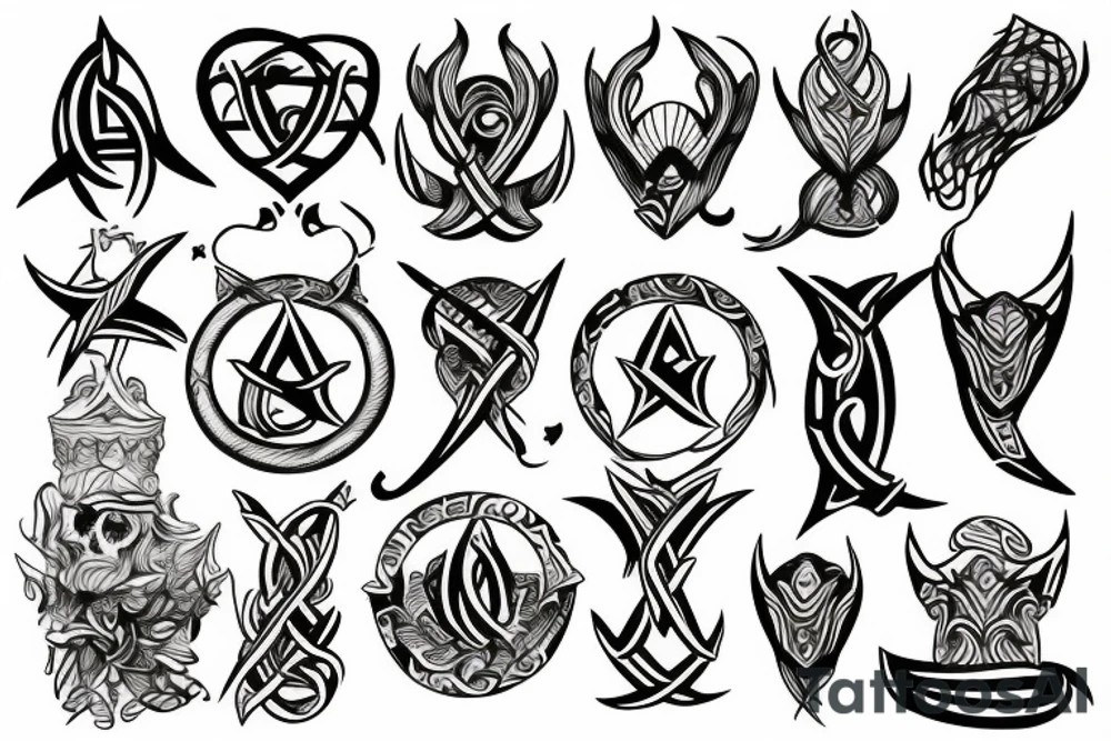 Trident tattoo idea