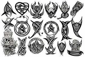 Trident tattoo idea