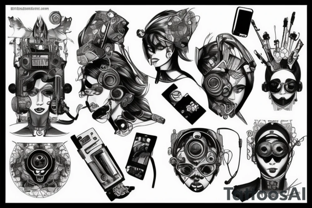 Cyberpunk edgerunners,Rebecca tattoo idea