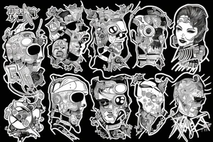 Cyberpunk edgerunners,Rebecca tattoo idea