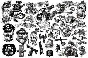 your mind is a battlefield, be its captain not it's soldier tattoo idea