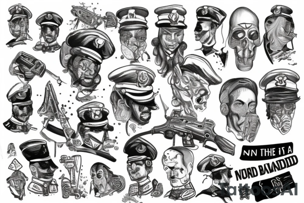 your mind is a battlefield, be its captain not it's soldier tattoo idea