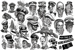 your mind is a battlefield, be its captain not it's soldier tattoo idea