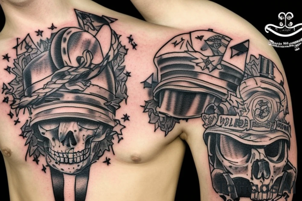 your mind is a battlefield, be its captain not it's soldier tattoo idea