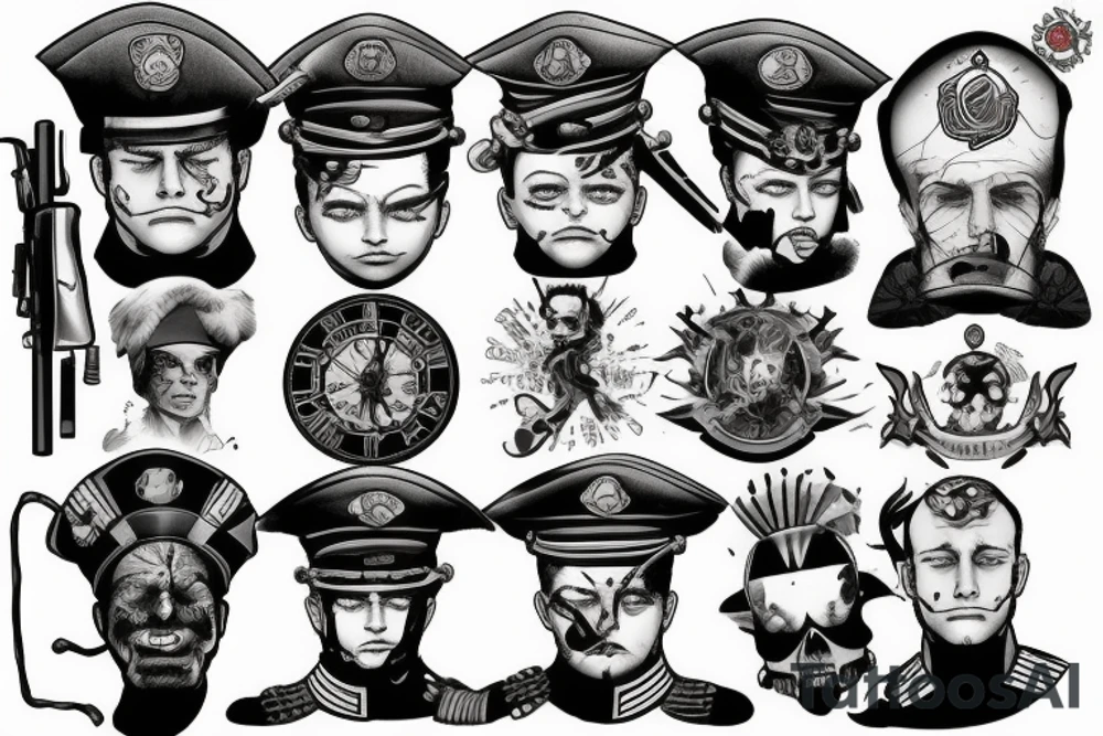 your mind is a battlefield, be its captain not it's soldier tattoo idea