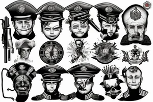 your mind is a battlefield, be its captain not it's soldier tattoo idea