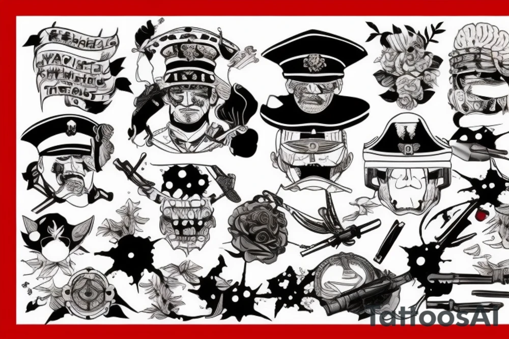 your mind is a battlefield, be its captain not it's soldier tattoo idea