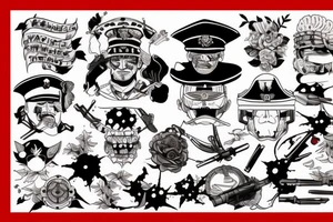 your mind is a battlefield, be its captain not it's soldier tattoo idea
