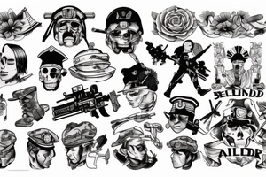 your mind is a battlefield, be its captain not it's soldier tattoo idea