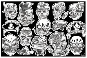 your mind is a battlefield, be its captain not it's soldier tattoo idea
