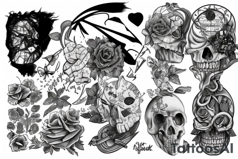 Depression, Trap in mind and overthinking tattoo idea