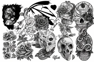 Depression, Trap in mind and overthinking tattoo idea