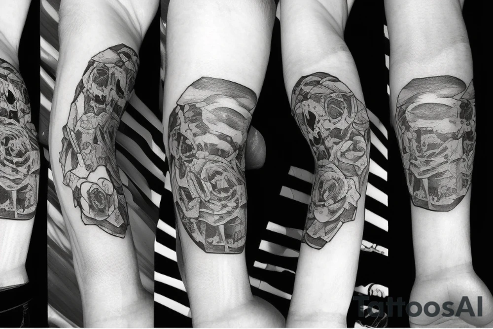 Depression, Trap in mind and overthinking tattoo idea