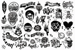 Always in my head and overthinking tattoo idea
