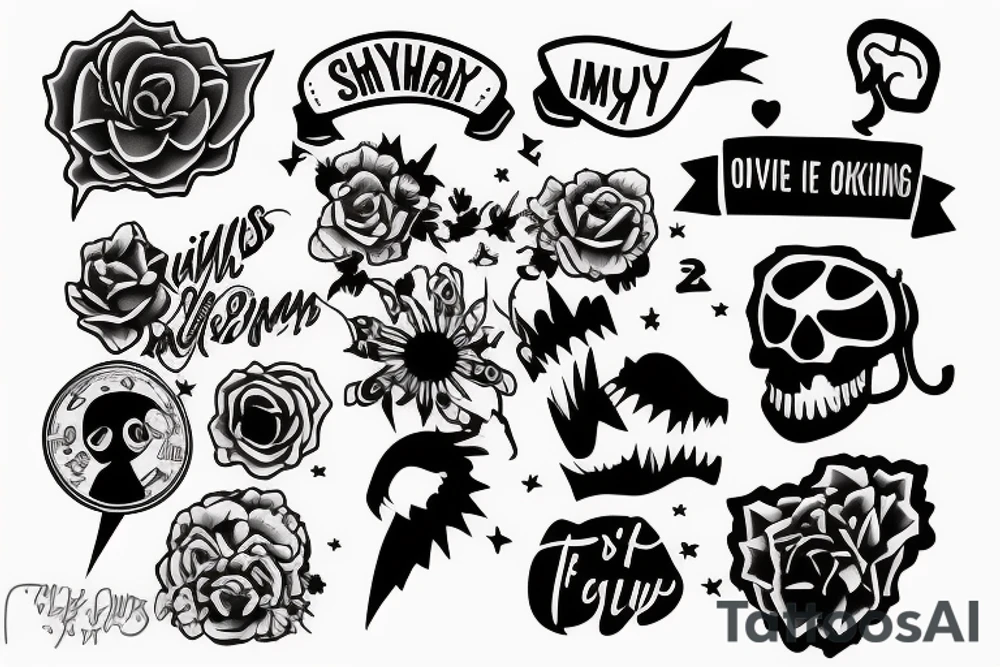 Always in my head and overthinking tattoo idea