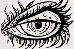 Eye of ra and horus tattoo idea