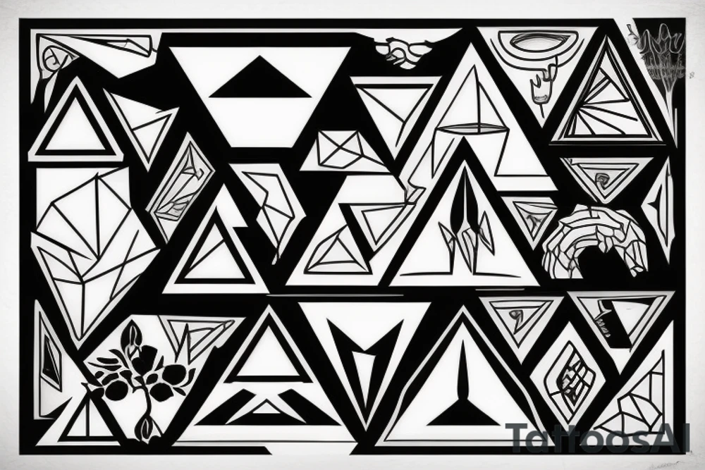 triangle tattoo idea