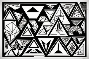 triangle tattoo idea