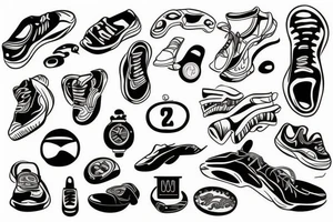 runner tattoo idea