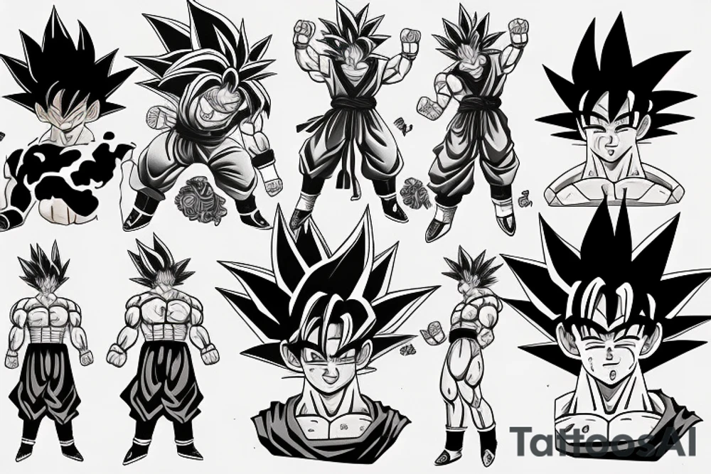 goku tattoo idea