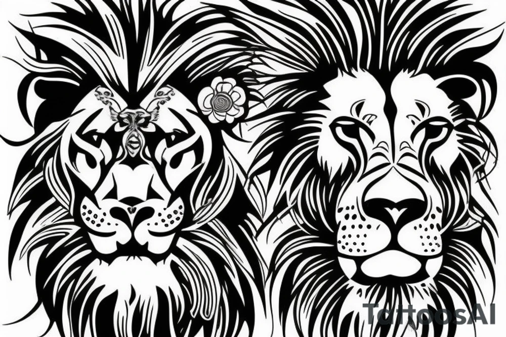 lion tattoo idea