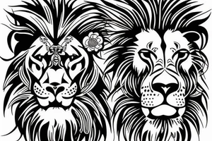 lion tattoo idea