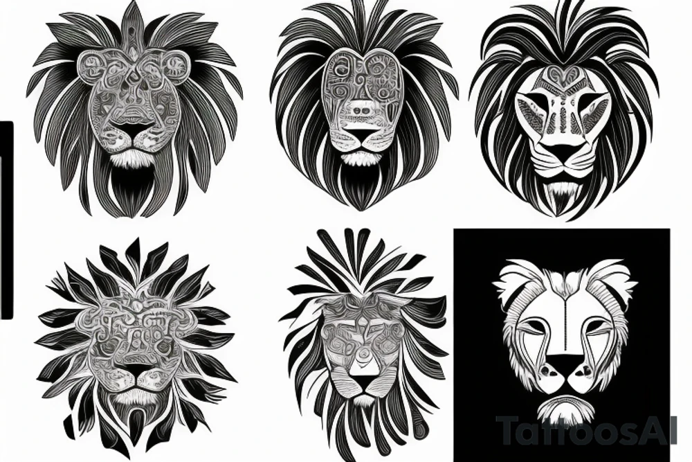 lion tattoo idea