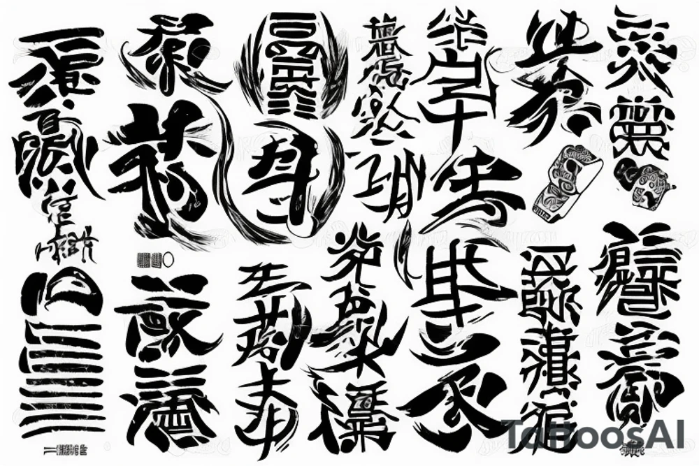 kaizen japanese writing tattoo idea