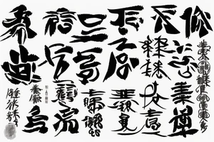 kaizen japanese writing tattoo idea