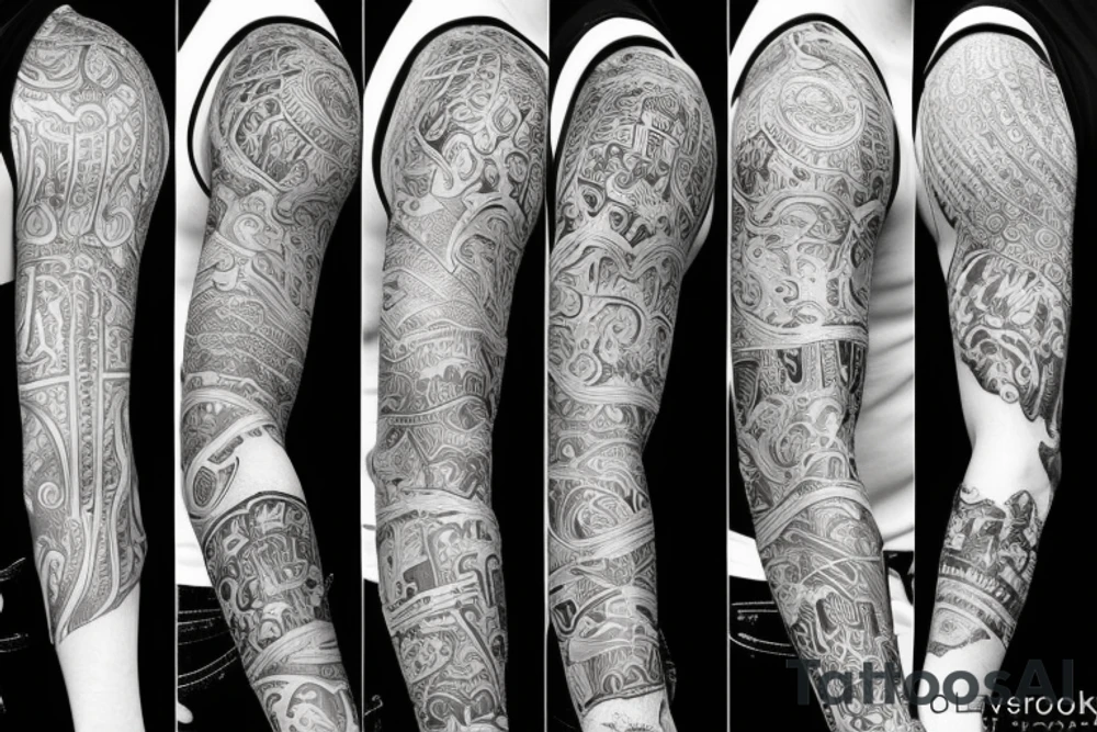 Full sleeve tattoo idea