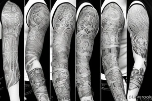 Full sleeve tattoo idea