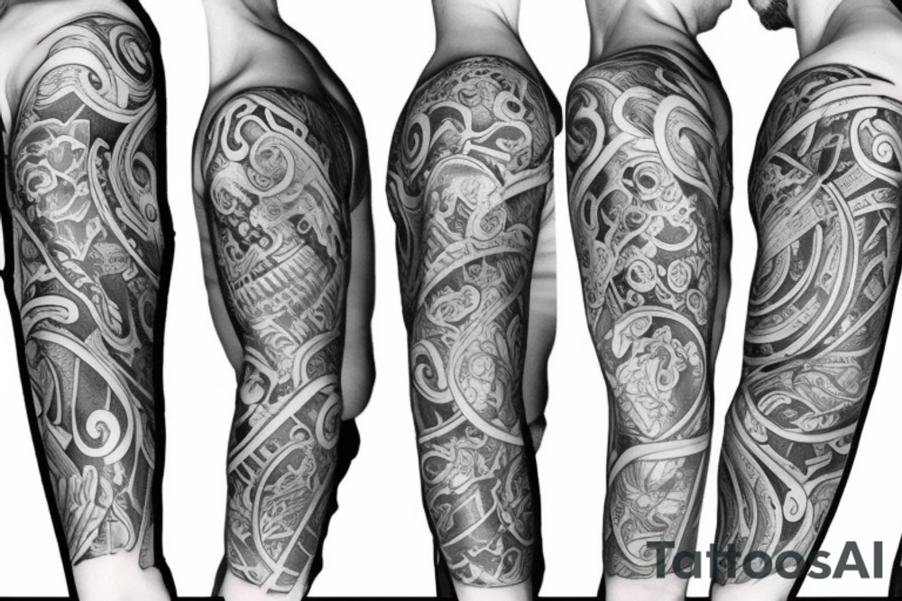 Full sleeve tattoo idea