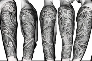 Full sleeve tattoo idea