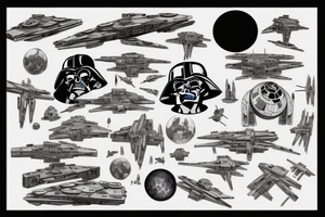 Star Wars battle tattoo idea