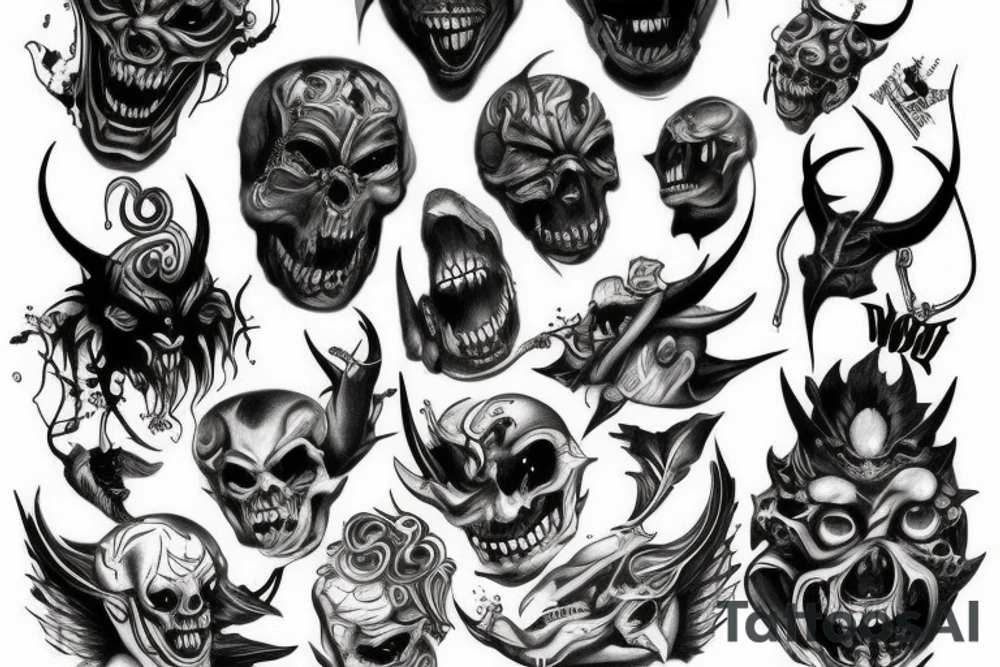 Let the demon out tattoo idea