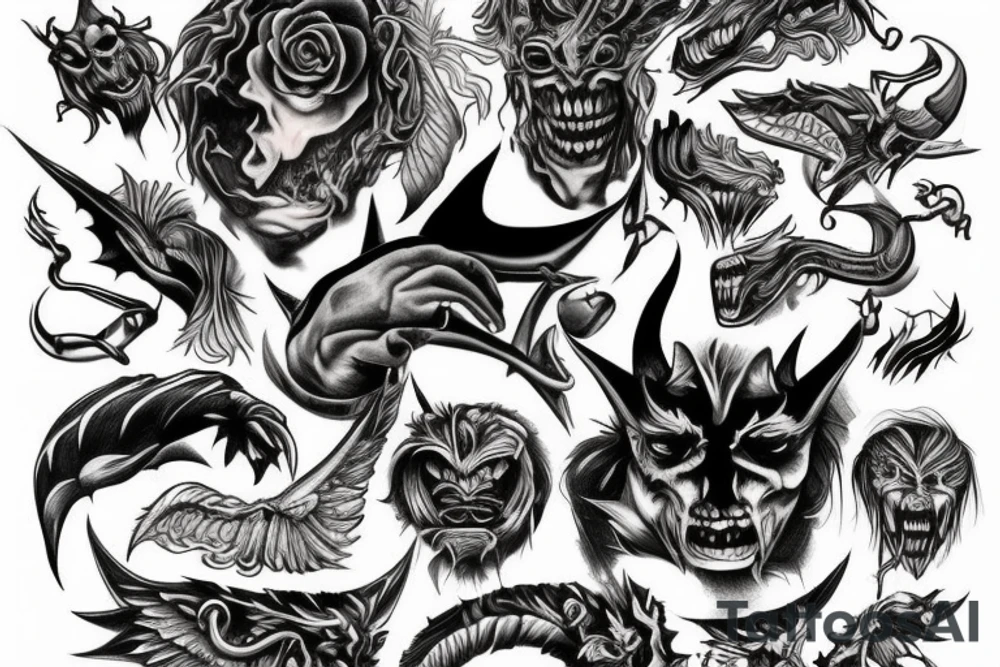 Let the demon out tattoo idea