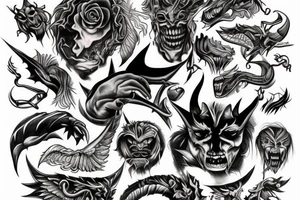 Let the demon out tattoo idea