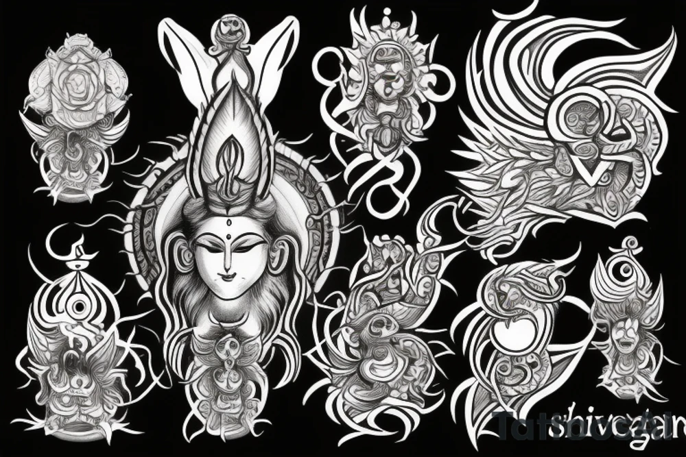 shiva tattoo idea