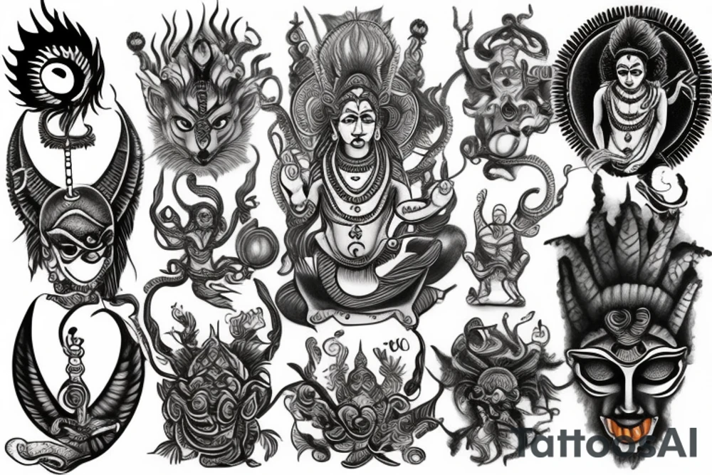 shiva tattoo idea