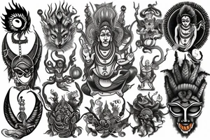 shiva tattoo idea