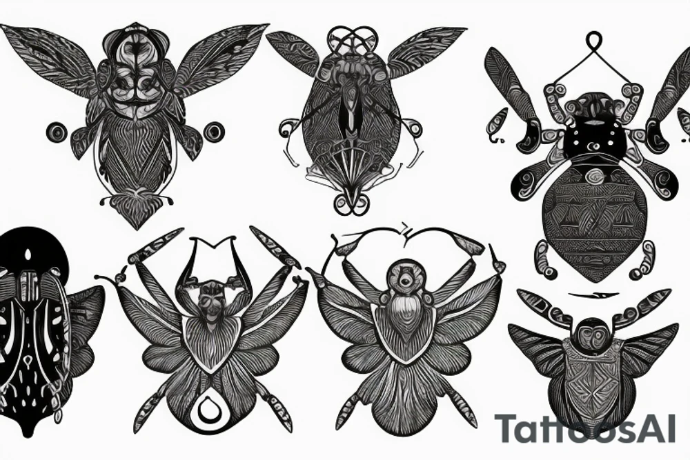 Scarab tattoo idea