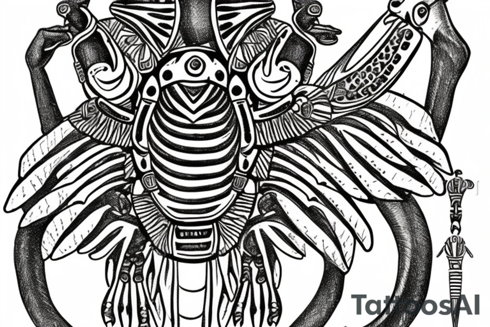 Ancient ygyptian Scarab tattoo idea