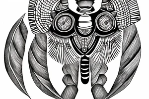 Ancient ygyptian Scarab tattoo idea
