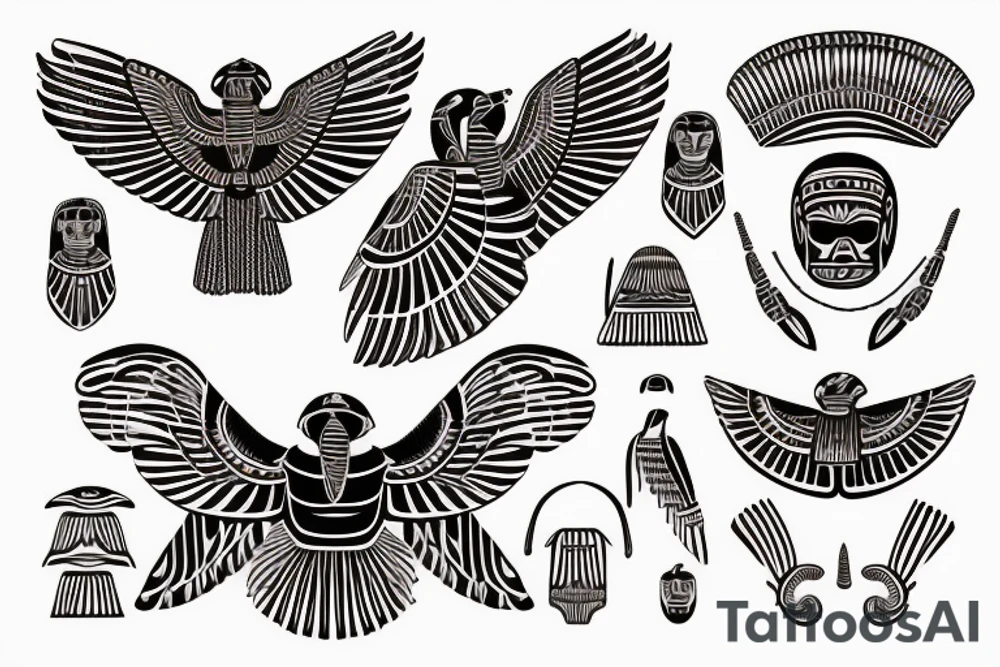 Egyptian ancient Scarab tattoo idea