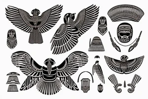 Egyptian ancient Scarab tattoo idea