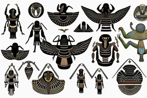 Egyptian ancient Scarab tattoo idea