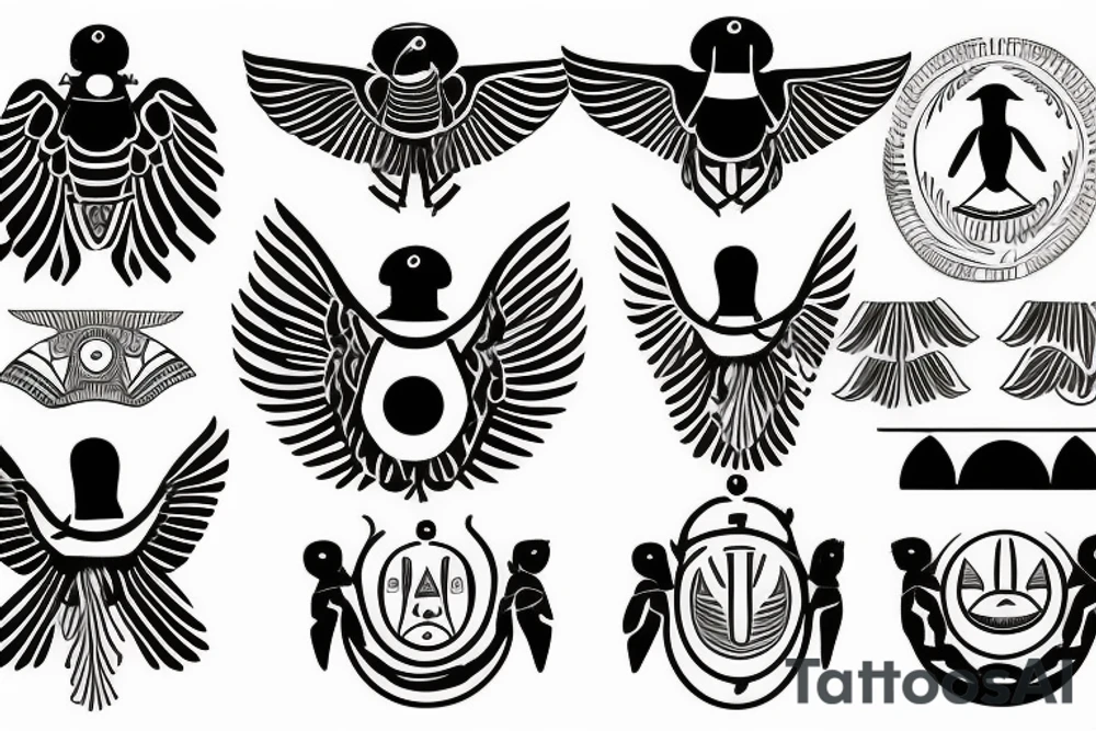 Egyptian ancient Scarab tattoo idea
