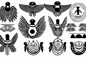 Egyptian ancient Scarab tattoo idea