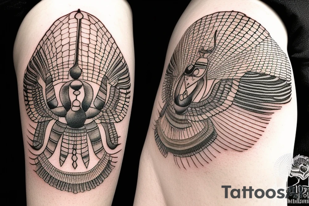 Egyptian ancient Scarab tattoo idea