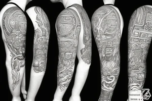Mayan alchemist yggdrasil tattoo idea